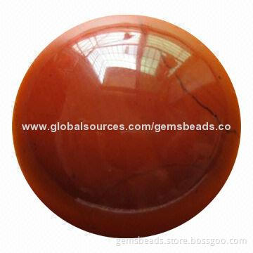 Gemstone cabochon bead for garment accessory